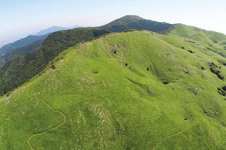 広大な山の写真 広大な山の写真