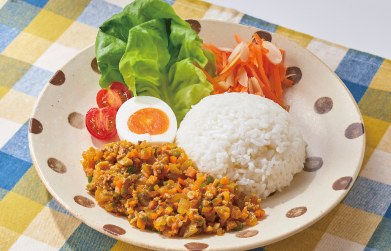 野菜がギュッとつまったワンプレートキーマカレー イメージ画像