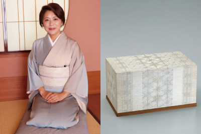 截金作家　江里朋子さん 写真