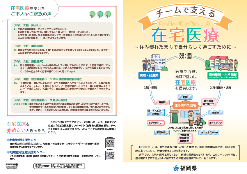 チームで支える在宅医療（イメージ）