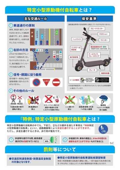 特定小型原動機付自転車とは？