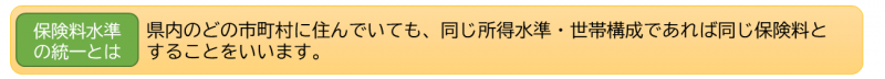 保険料水準の統一とは