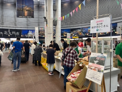 BRT開業1周年の様子①