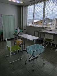 採血を行う部屋
