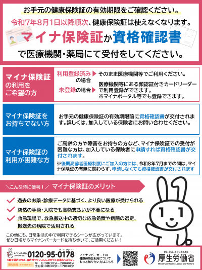 健康保険証の有効期限について