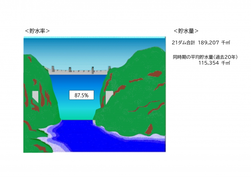 貯水図（令和7年8月29日）