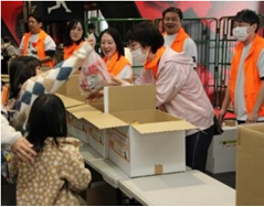 フードライブ活動の様子