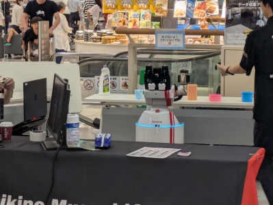 ロボット体験会の様子①