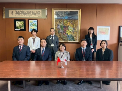 福岡県環境部幹部表敬