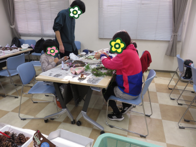 工作の様子