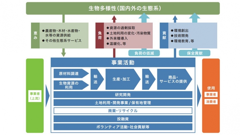 生物多様性と事業者の関わり