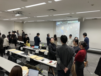 終了後のネットワーキングの様子