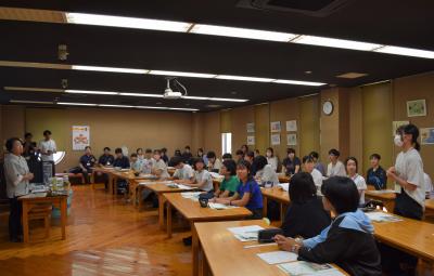 講義の様子（南筑後みらい塾）