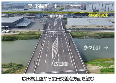 現地ドローン写真（広田橋）