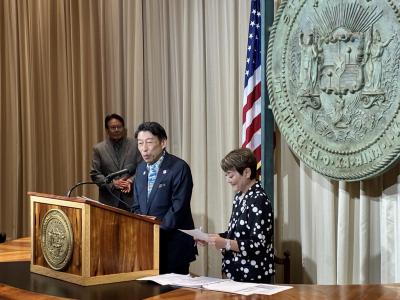 （写真）記者発表の様子