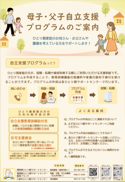 自立支援プログラムのご案内