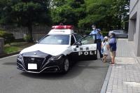 知事室と警察棟の見学
