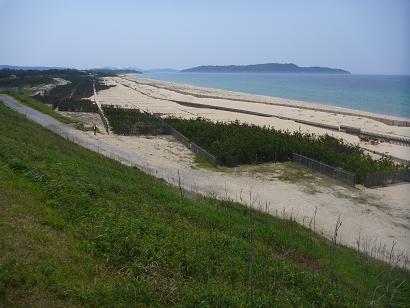 海ノ中道より眺める志賀島