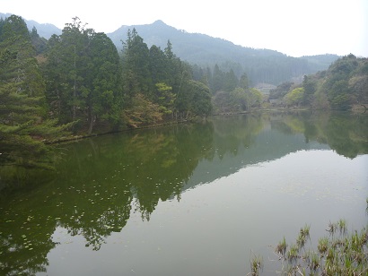 八女市星野村池の山の麻生池