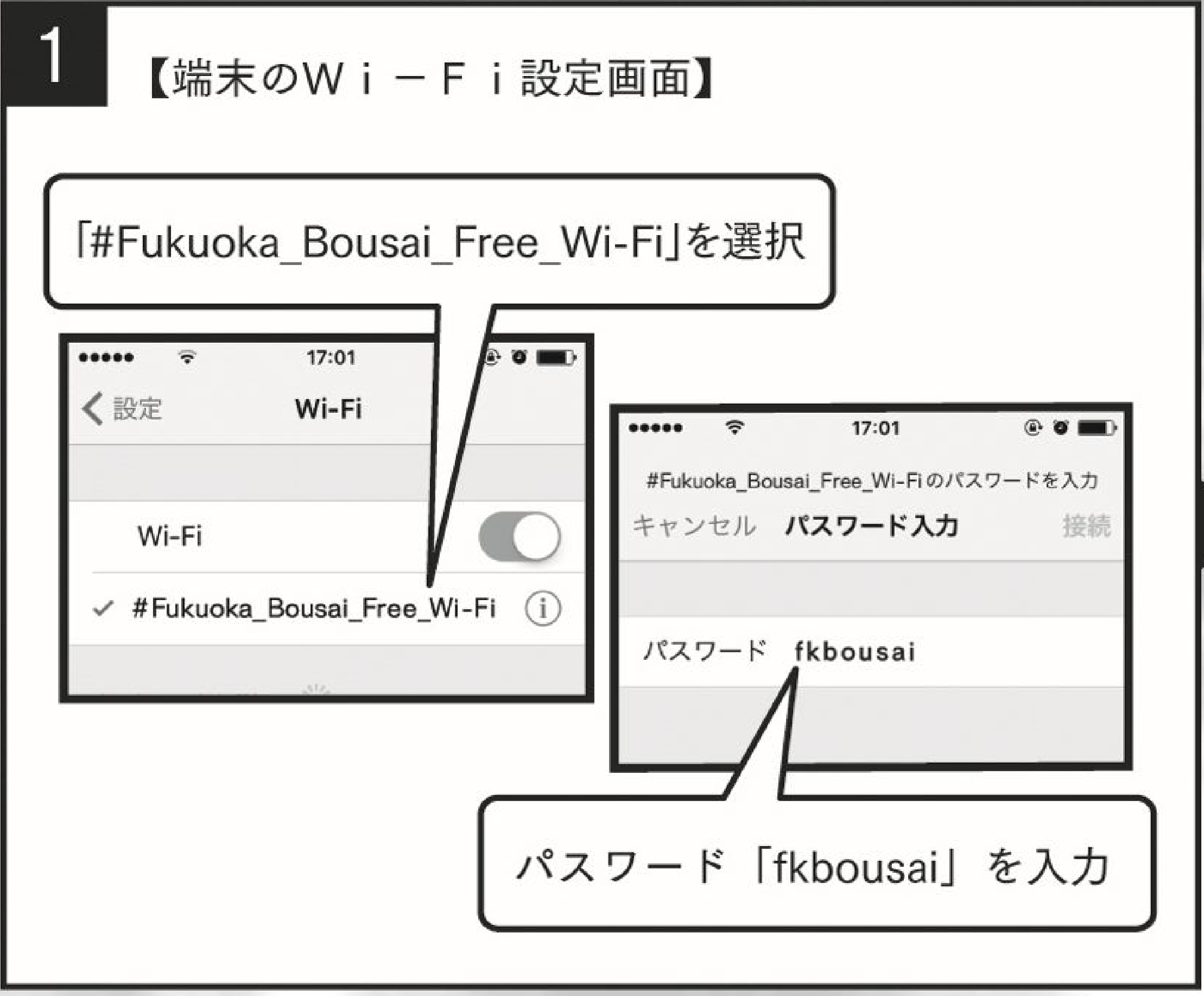 手順１を説明する画像です。
