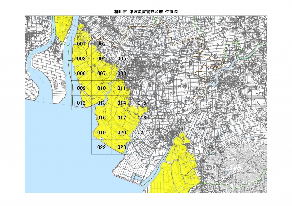 柳川市位置図