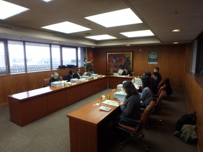 平成30年度第3回福岡県森林環境税検討委員会の様子