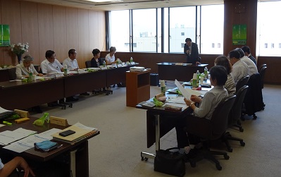 第1回福岡県森林環境税検討委員会の様子