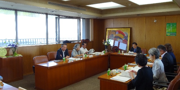 第5回福岡県森林環境税検討委員会の様子