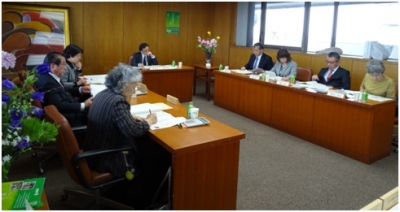 第4回福岡県森林環境税検討委員会の様子